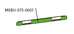 Ізоляція задньої частини 3 TXN150 - MXBU-075-0601-RAL6018